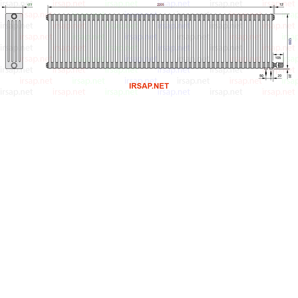 Радиатор IRSAP Tesi 51200/49 T26 CL 01